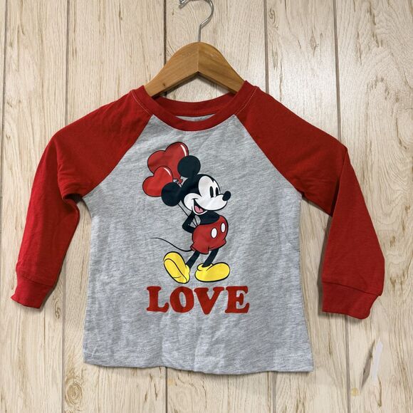 Disney Other - Disney Mickey Mouse Love Longsleeve Top 3T